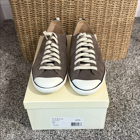 Coach Men's Alex Suede Sneakers - Picture 1 of 7
